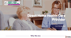 Desktop Screenshot of directhomehealthcareinc.com