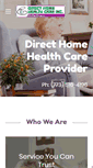 Mobile Screenshot of directhomehealthcareinc.com