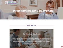 Tablet Screenshot of directhomehealthcareinc.com